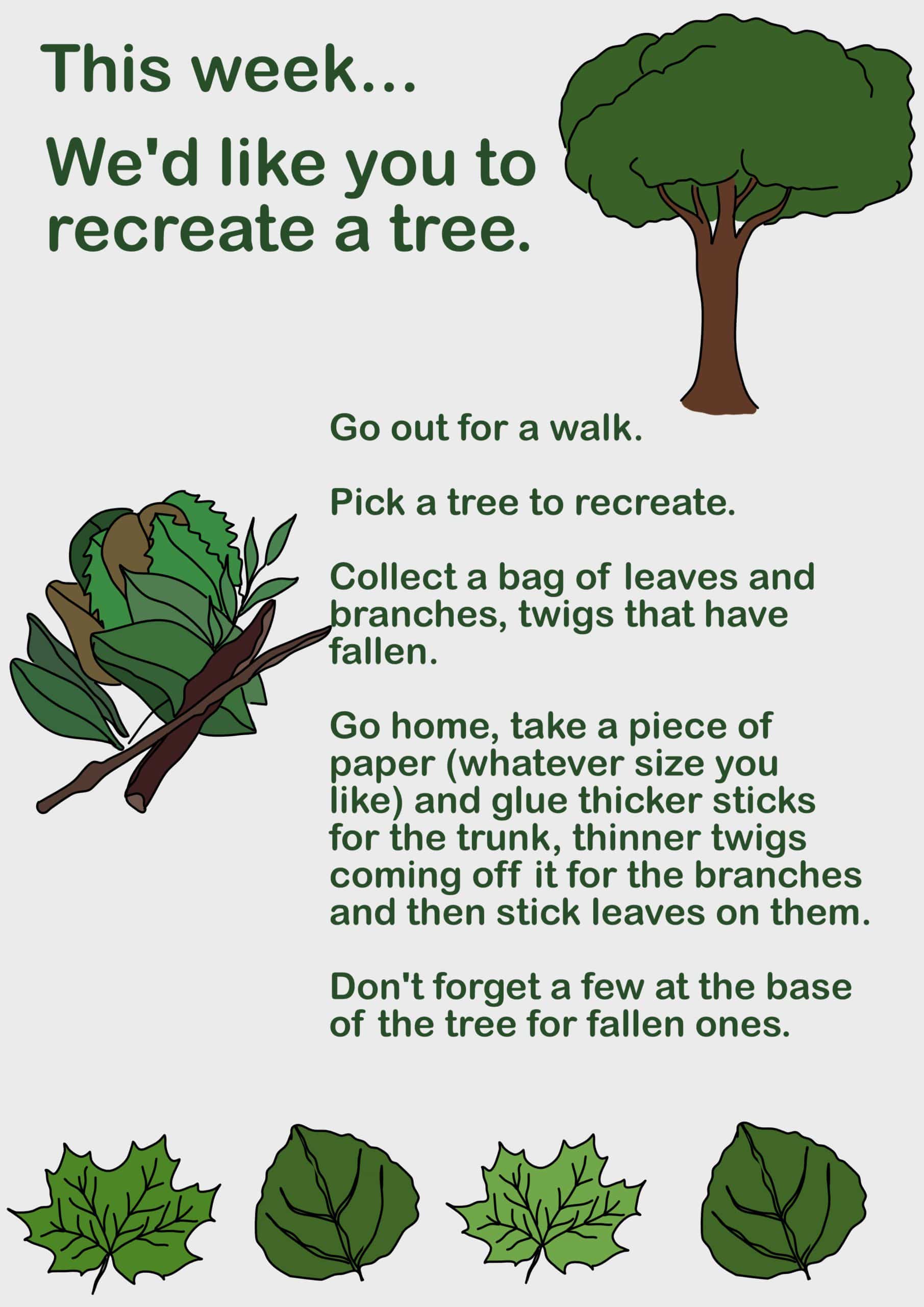 recreate a tree challenge