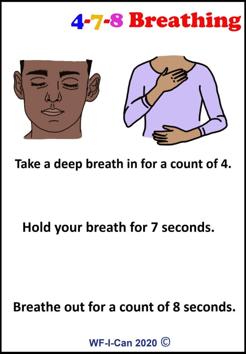 Self-help cards- 478 breathing