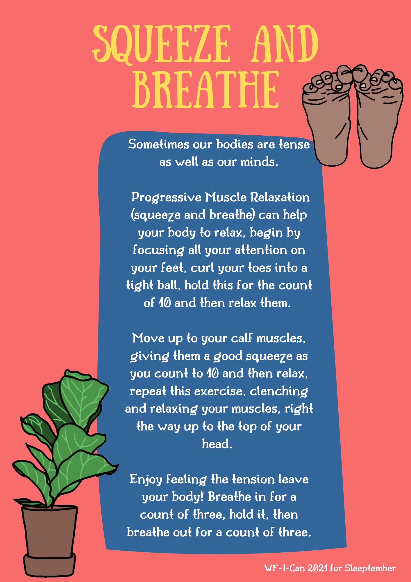 squeeze and breathe - Sleeptember challenge