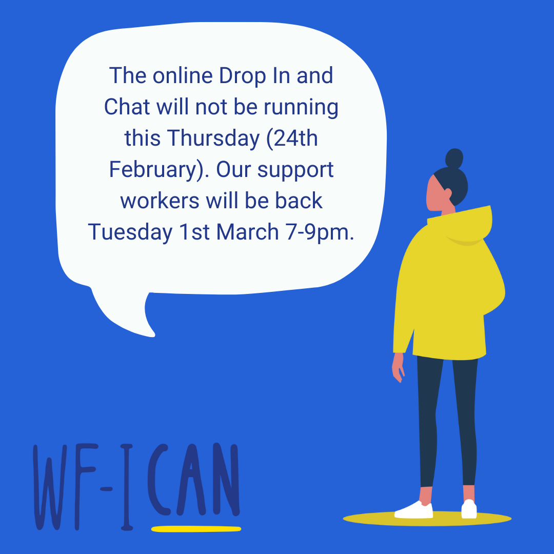 drop in and chat cancelled thursday
