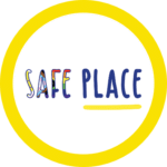 LGBTQIA+ safe place wfican logo