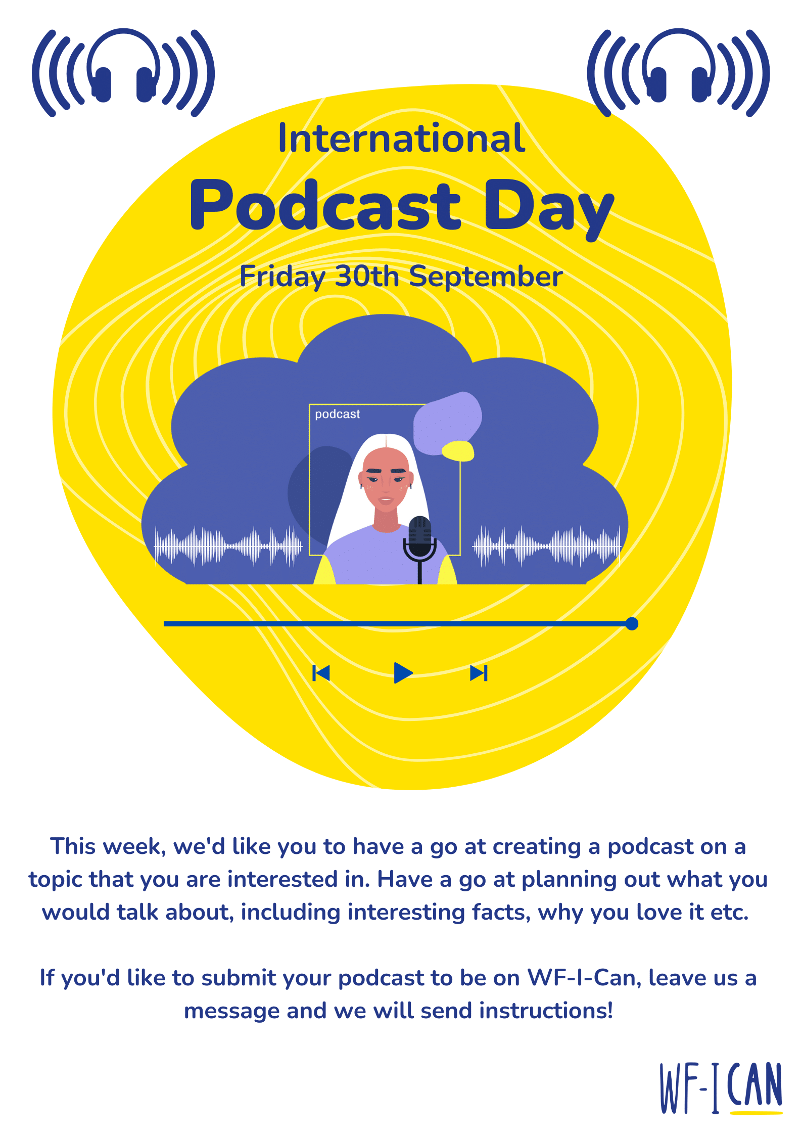 Create your own podcast for International Podcast Day 30th September