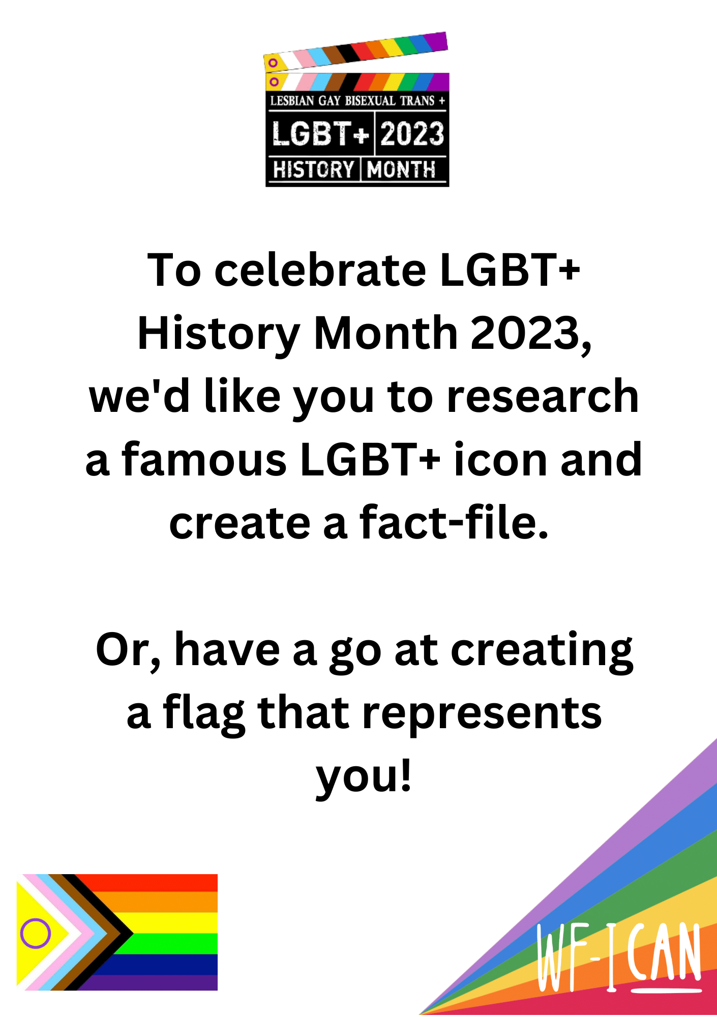 LGBT+ History Month challenge