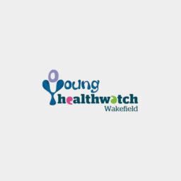 Young Healthwatch Wakefield logo on light grey background