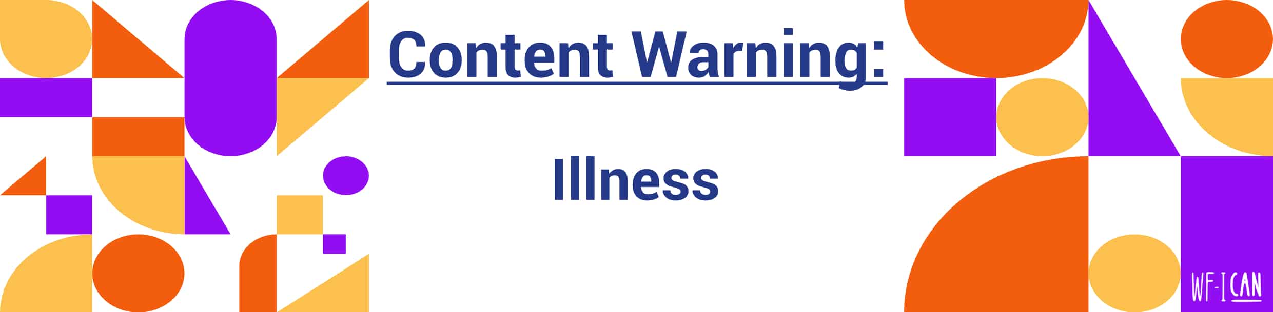 content warning illness