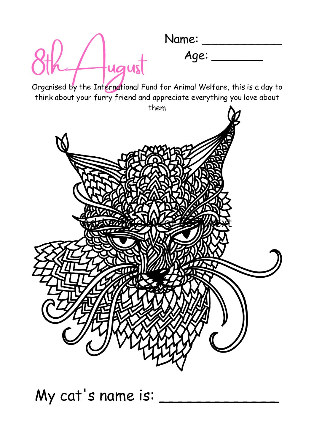 Free colouring resources