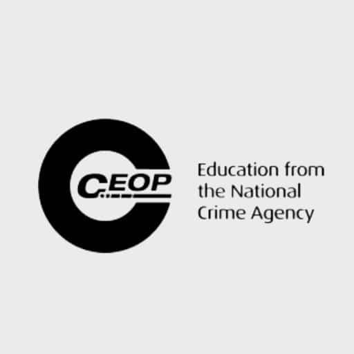 ceop black logo on grey background