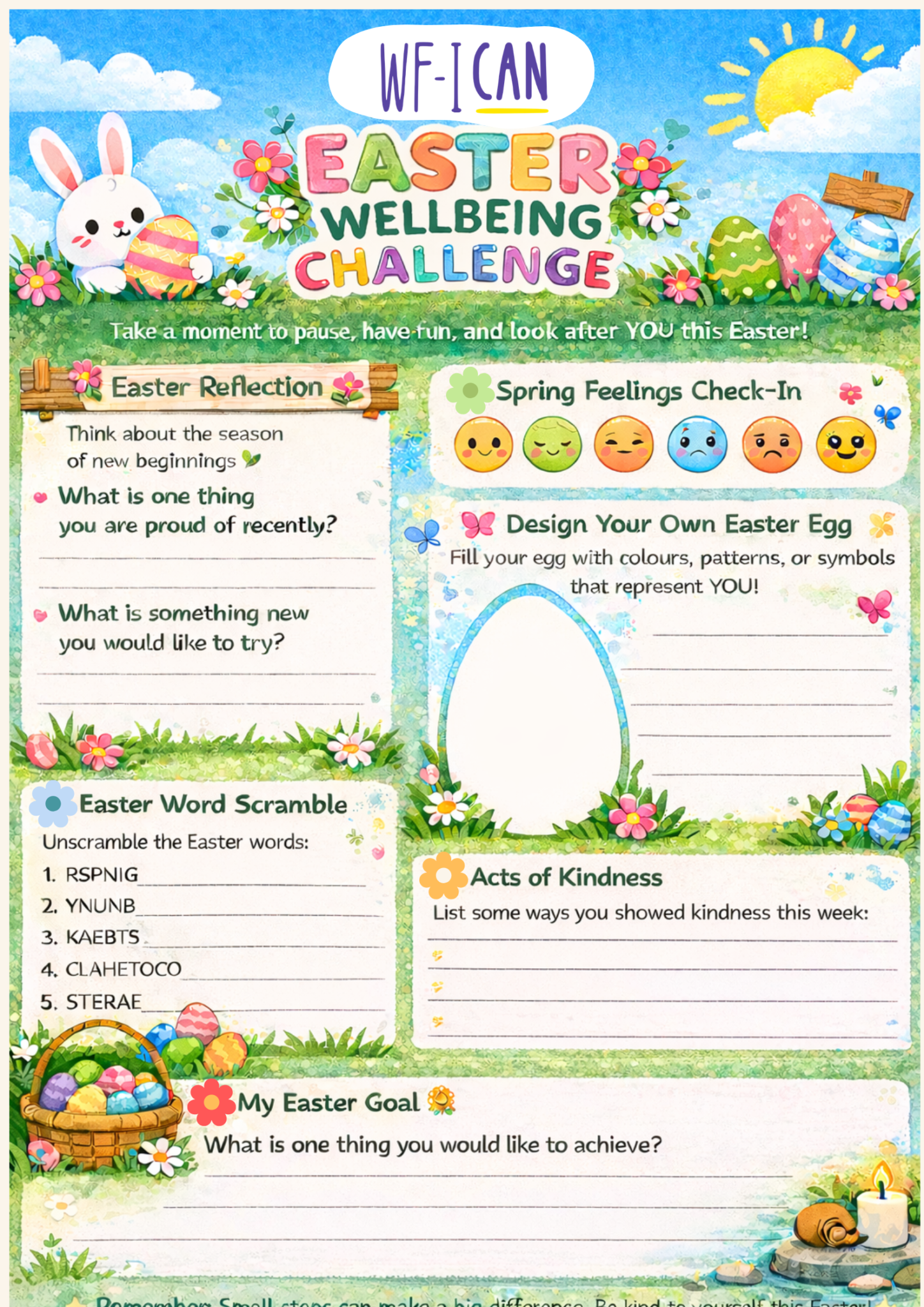 Easter Wellbeing Challenge