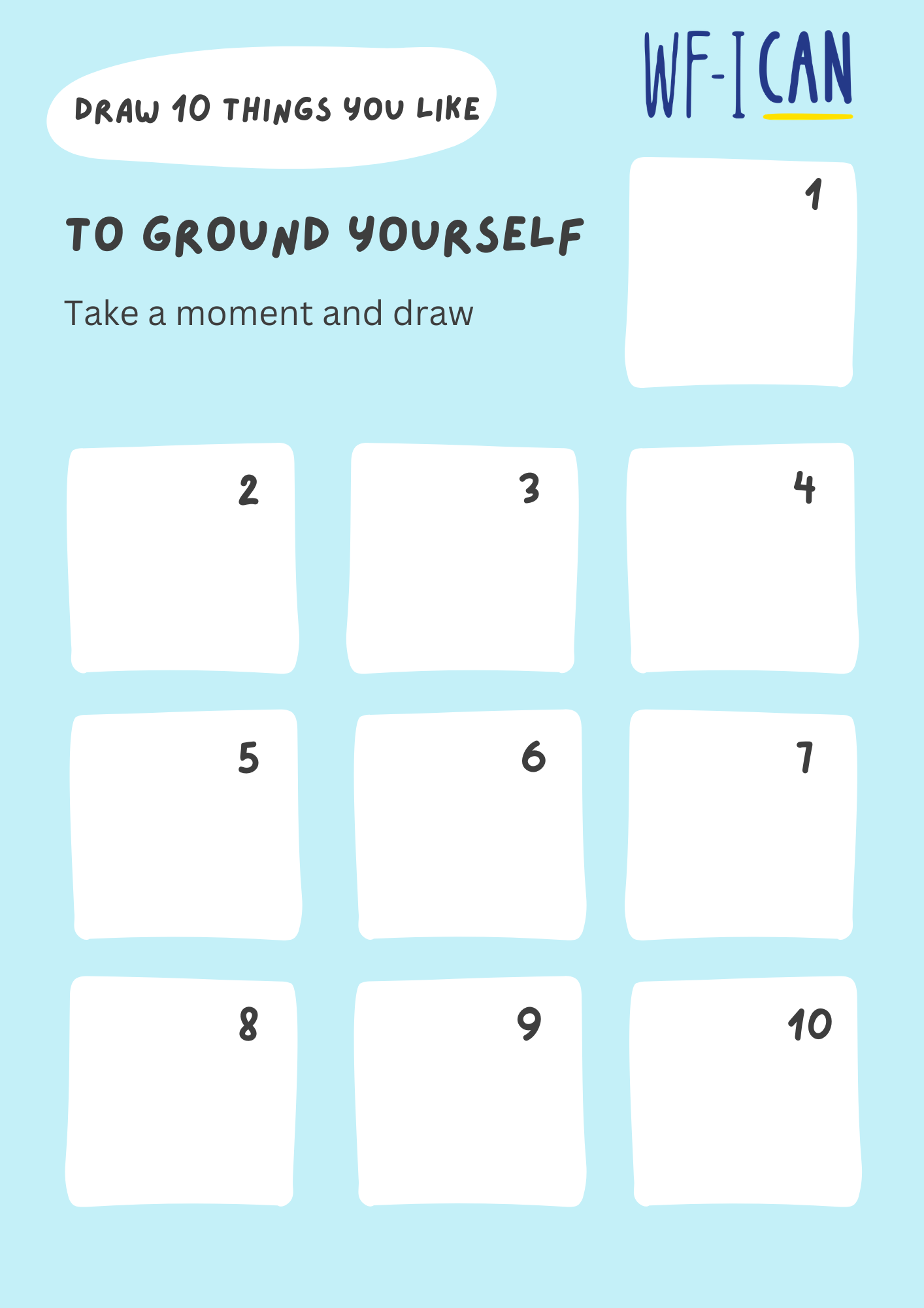 10 Things Grounding Challenge